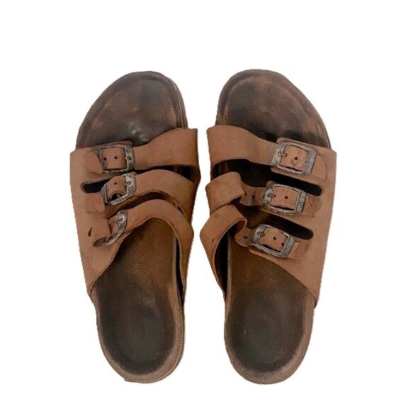 VINTAGE NAOT women's austin sandals in tan - Picture 4 of 16